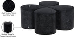 Petal - Coffee Table - Black Terazzo