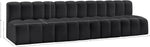 Arc - Faux Leather 4 Seats Modular Sofa