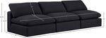 Comfy - Linen Modular Armless Sofa 3 Seats