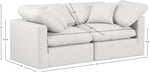 Indulge - Faux Leather 2 Seat Modular Sofa
