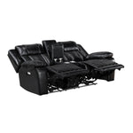 Glory Furniture - Sensa - Power Reclining Loveseat With Bluetooth Speaker And LED Belt