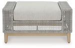 Seton Creek - Ottoman With Cushion - Gray