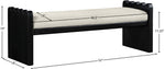 Sonia - Bench With Black Base