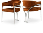 Madelyn - Dining Chair (Set of 2) - Brushed Chrome