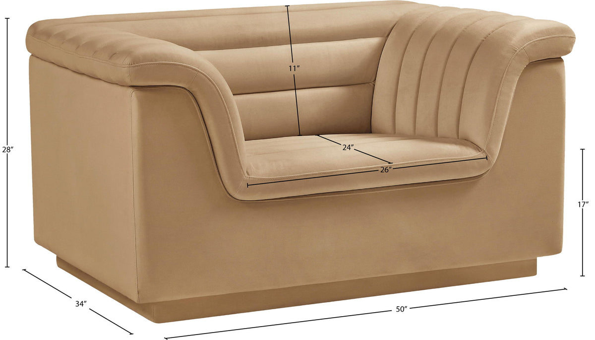 Cascade - Velvet Chair