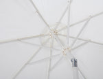 Amalfi - Patio Umbrella - White Base / White Pole