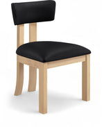 Lavrin - Vegan Leather Dining Side Chair (Set of 2) - Natural Base