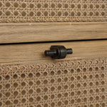 Coast - 6 Drawer Rattan Chest - Woodtone