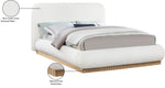 Rigby - Linen Bed With Natural Base