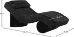 Marcella - Chaise Lounge - Black Base