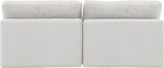 Comfy - Velvet Modular Armless Sofa 2 Seats