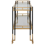 Kentmore - Modern Bar Cart - Gold