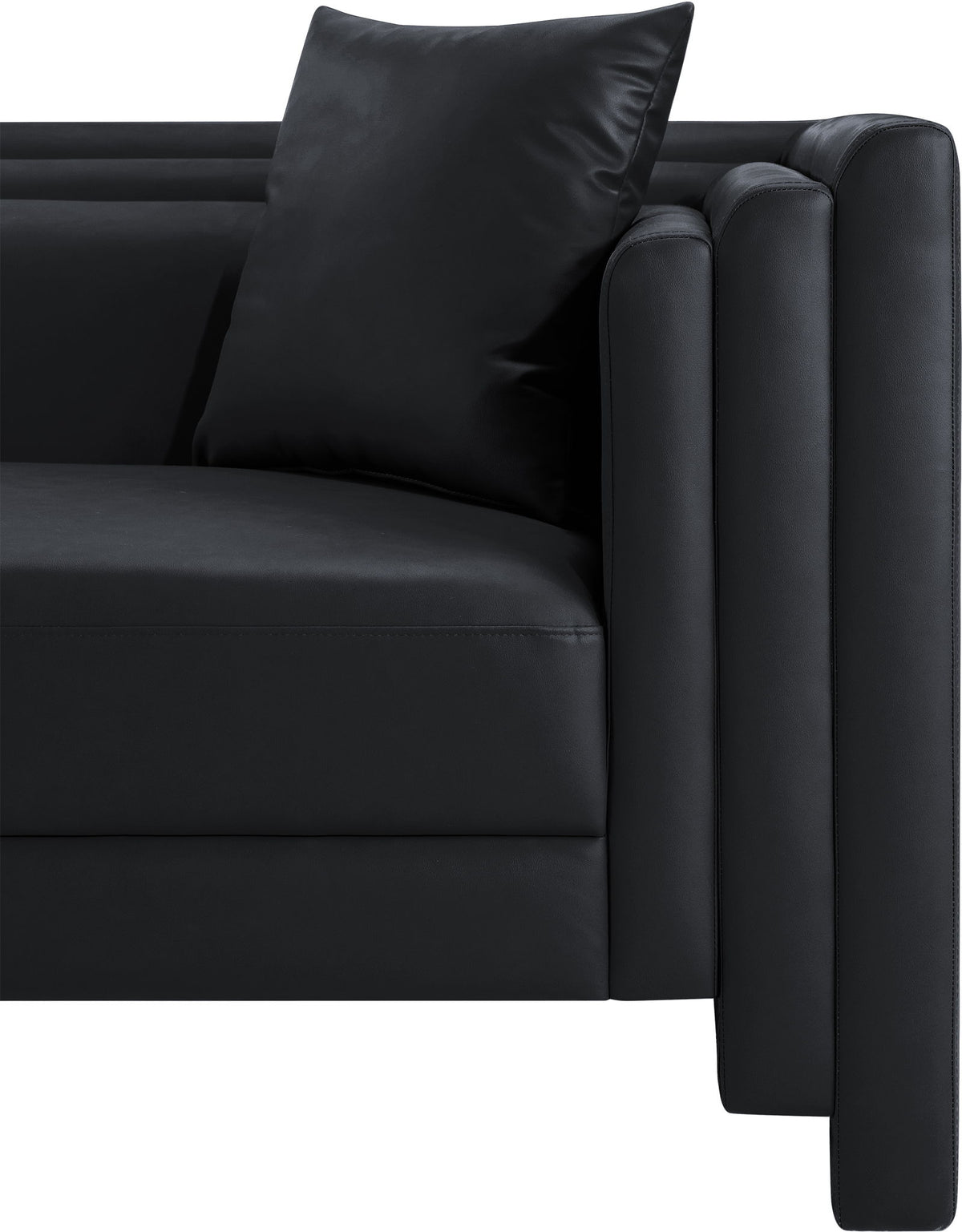 Everett - Vegan Leather Upholstered Sofa