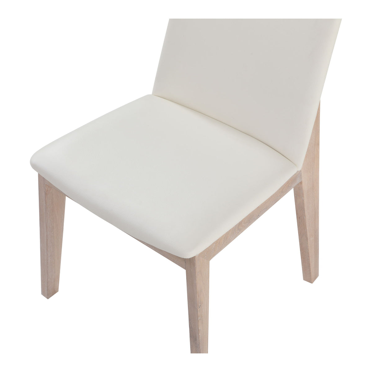 Deco - Oak Dining Chair (Set of 2) - Cream White