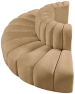 Arc - Velvet 4 Piece Modular Sofa