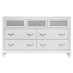 Barzini 4-piece California King Bedroom Set White