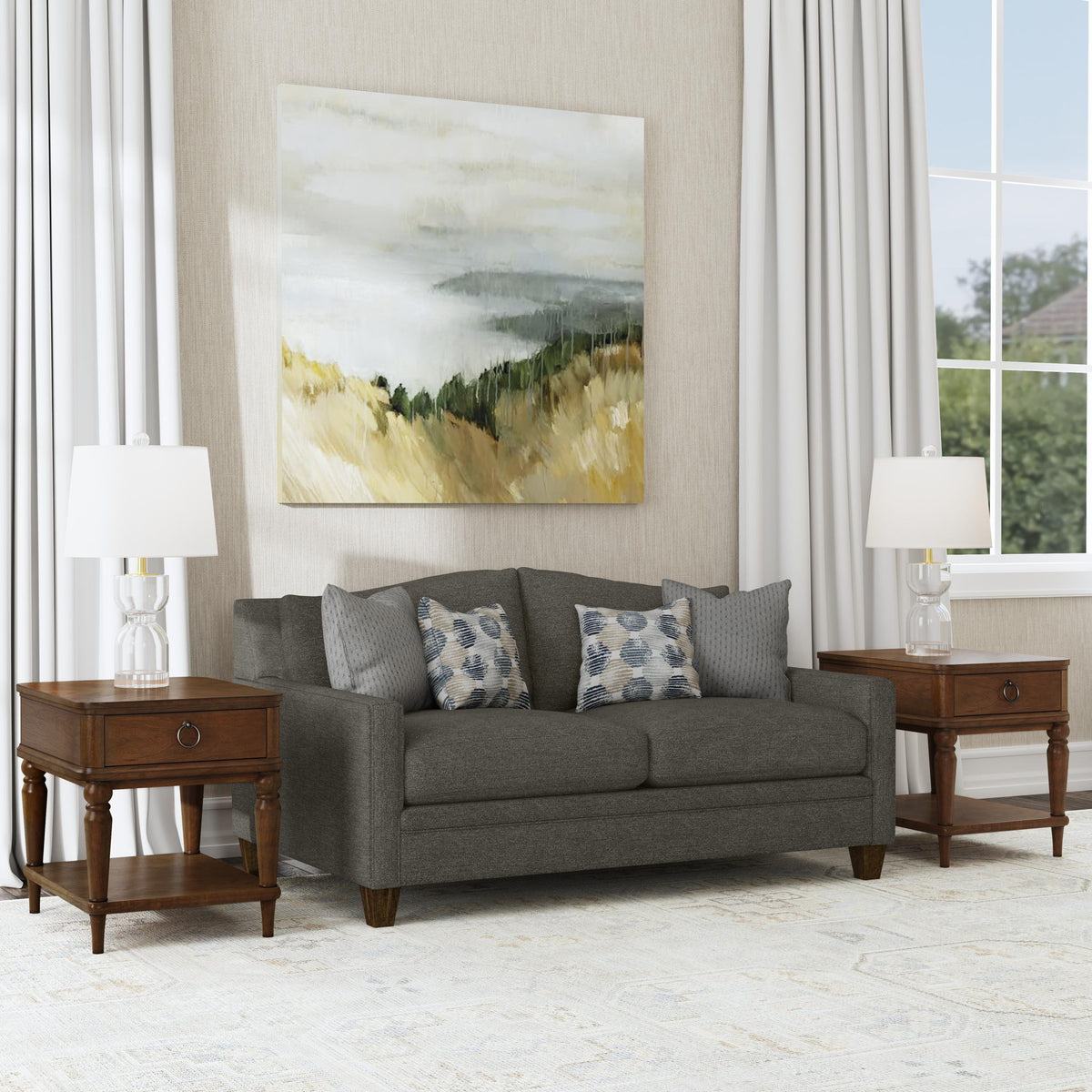Lottie - Fabric Loveseat