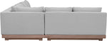 Solace - Olefin Performance Fabric 3 Piece Outdoor Patio Modular Sectional (Sofa, Loveseat & Corner Chair)