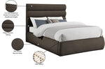 Adam - Boucle Fabric Bed With 52" Headboard