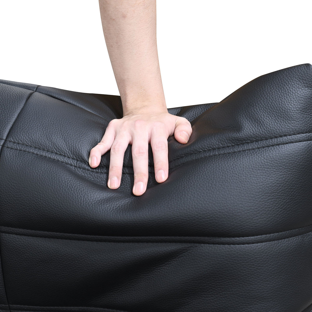 Relax - Vegan Leather 77.75" Upholstered Sofa