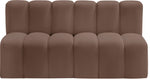 Arc - Faux Leather 2 Seats Modular Sofa