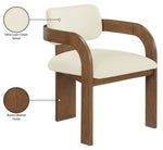 Cedra - Velvet Performance Fabric Upholstered Dining Chair (Set of 2) - Brown Frame