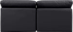 Indulge - Faux Leather 2 Seat Modular Armless Sofa