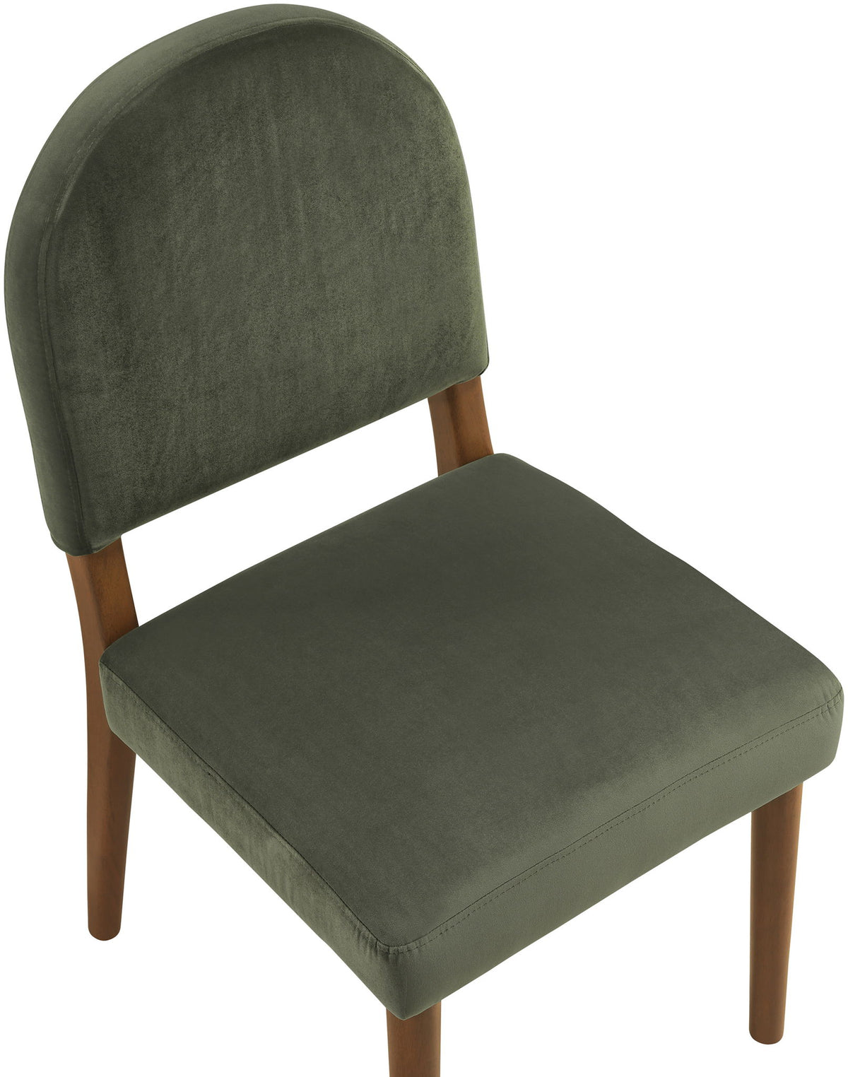 Varinelle - Velvet Dining Chair (Set of 2) - Walnut Frame