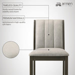 Nolan - 30" Bar Height Rubberwood Barstool