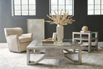 Melange - Saber Cocktail Table - Silver