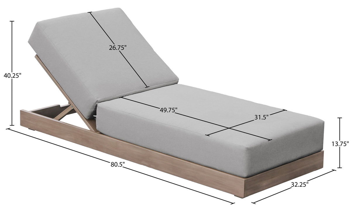 Solace - Olefin Performance Fabric Outdoor Patio Lounge Chair