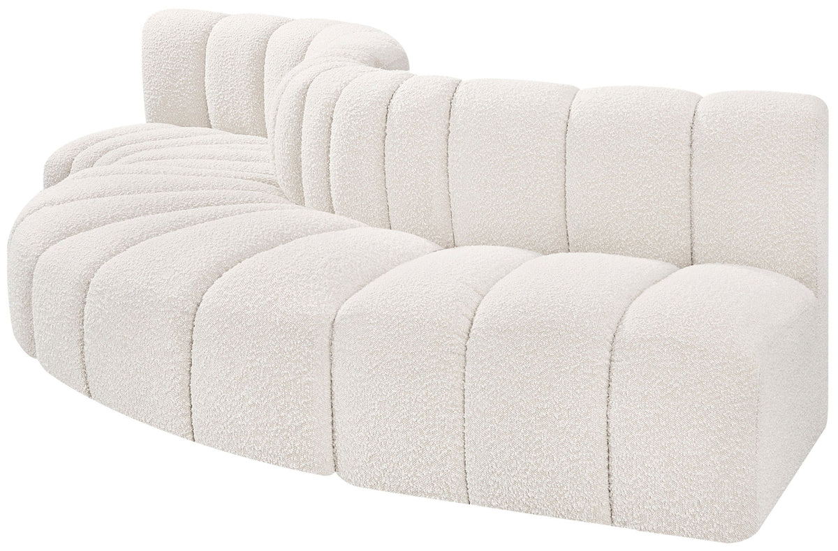 Arc - Boucle Fabric 5 Piece Modular Sofa
