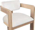 Sacha - Velvet Dining Chair With Natural Base (Set of 2)