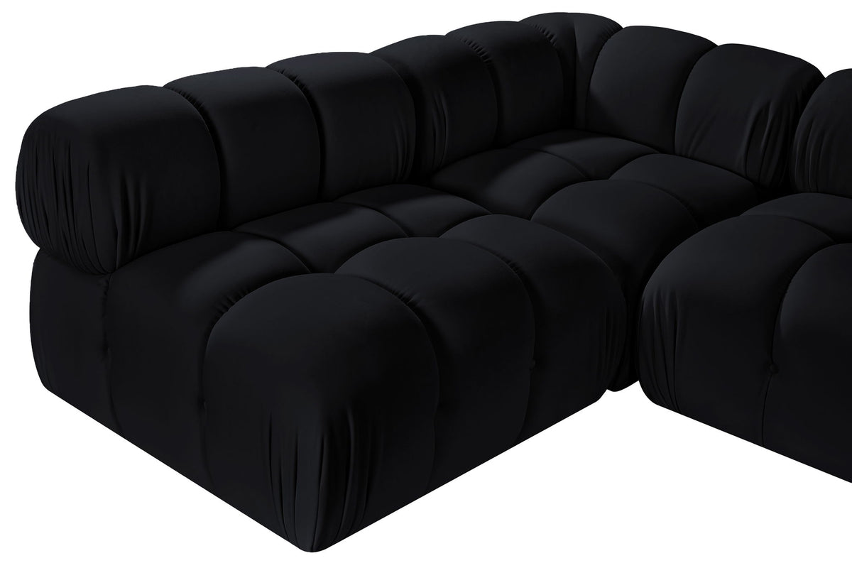 Orin - Velvet 5 Piece Modular Sectional
