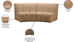 Infinity - 2 Piece Modular Sectional - Camel