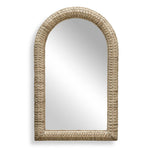 Twisted - Seagrass Arch Mirror - Woodtone