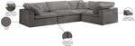 Cozy - 4 Piece Modular Corner Sectional