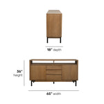 Millwork - Sideboard - Light Brown