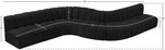 Arc - Boucle Fabric 8 Piece Curved Modular Sofa