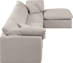 Indulge - Linen 5 Piece Modular Sectional With Chaise
