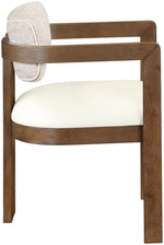 Ravina - Upholstered Dining Chair With Stained Brown Base (Set of 2)