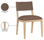 Avon - Vegan Leather Dining Side Chair (Set of 2)