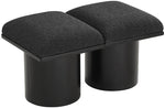 Pavilion - 2 Piece Modular Bench With Black Base