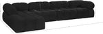Ames - 5 Piece Fabric Modular Sectional