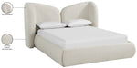 Elowen - Chenille Fabric Upholstered Bed