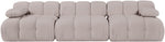 Orin - Velvet 3 Piece Modular Sofa