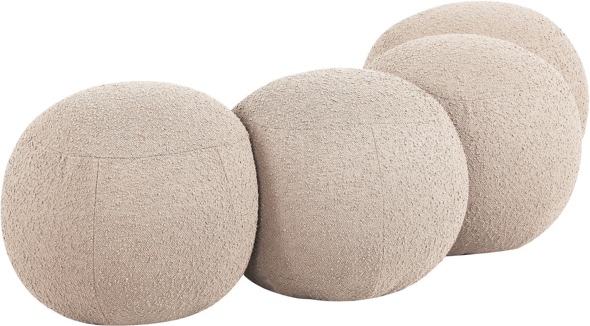 Apollo - Boucle Fabric Bench