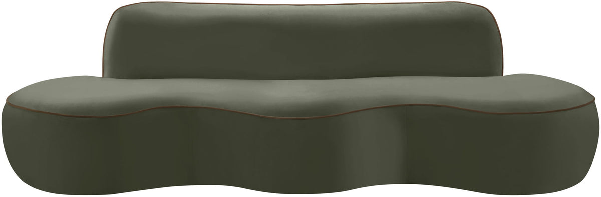 Swerve - Velvet 101" Upholstered Sofa