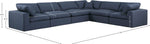 Comfy - 6 Piece Linen Modular Corner Sectional