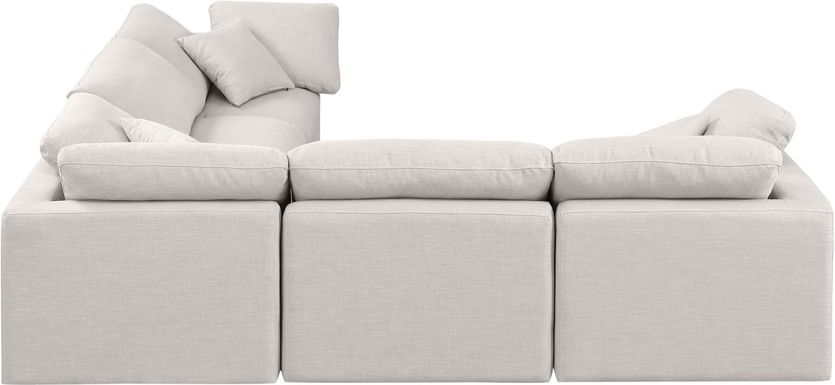 Indulge - Linen 5 Piece Modular Corner Sectional